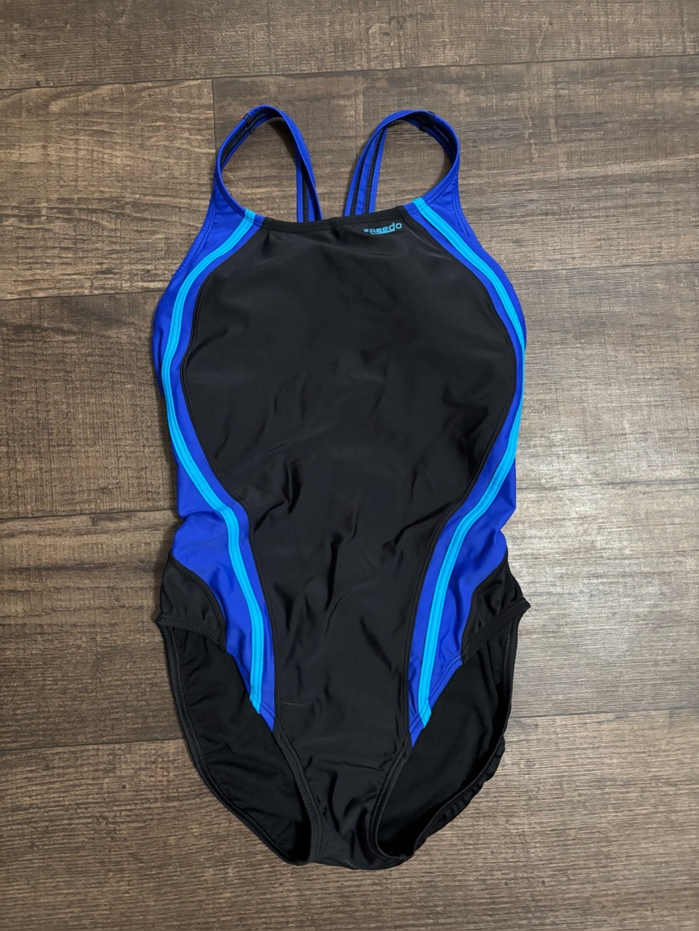 SPEEDO Woman’s Quantum Slice Hidro Bra Swimsuit Size 12 - Picture 2 of 6